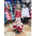 CONJUNTO FLAMENCA CAMISA Y FALDA T.6