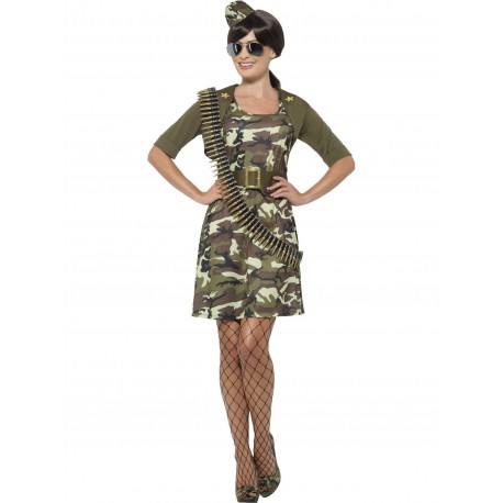 DISFRAZ MILITAR CHICA