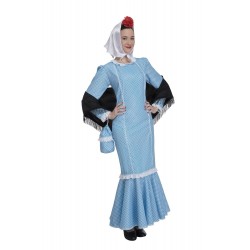 DISFRAZ MADRILEÑA AZUL
