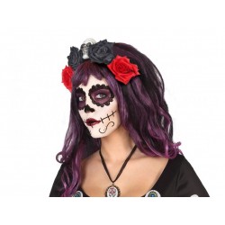 DIADEMA DIA MUERTOS CON CALAVERA