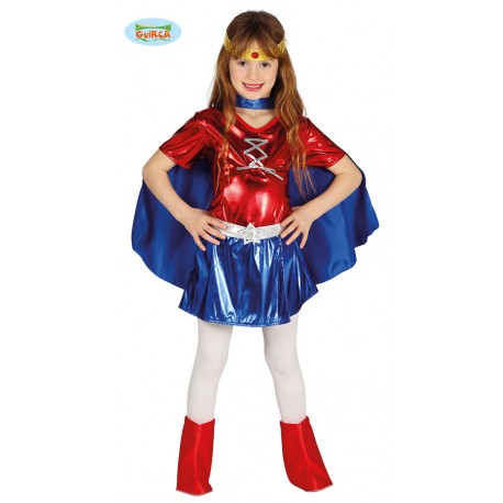 DISFRAZ DE SUPERHEROINA