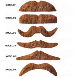 BIGOTE RUBIO 6 MODELOS