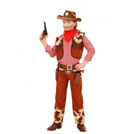 DISFRAZ DE COWBOY MARRON