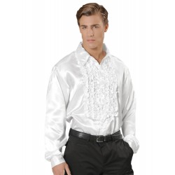 CAMISA CHORRERAS BLANCA