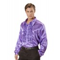 CAMISA CHORRERAS MORADA