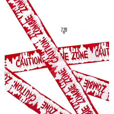 CINTA CAUTION ZOMBIE ZONE