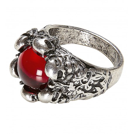 ANILLO GOTICO ROJO