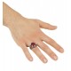 ANILLO GOTICO ROJO