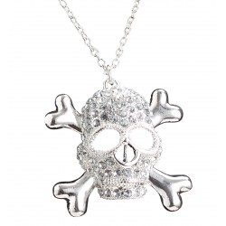 COLLAR CALAVERA BRILLANTE