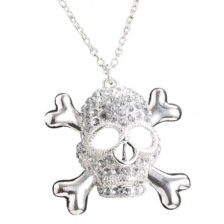 COLLAR CALAVERA BRILLANTE