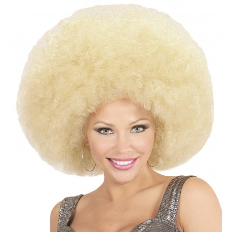 PELUCA AFRO RUBIA