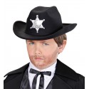 SOMBRERO INFANTIL SHERIFF NEGRO