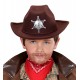 SOMBRERO INFANTIL SHERIFF MARRON