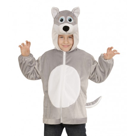 SUDADERA LOBO PELUCHE