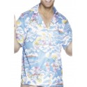 CAMISA HAWAIANA AZUL