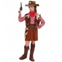 DISFRAZ DE COWGIRL MARRON