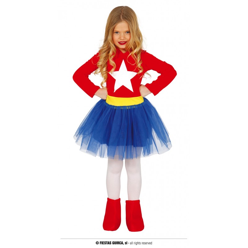 DISFRAZ SUPER HEROINA SUPERWOMAN ADULTA TALLA S