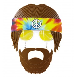 GAFAS HIPPY CON BARBA