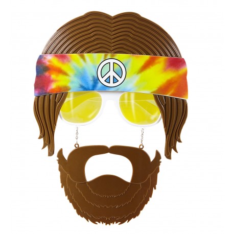 GAFAS HIPPY CON BARBA