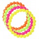 SET 4 PULSERAS FLUOR