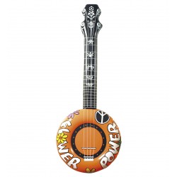 GUITARRA FLOWER NARANJA