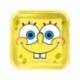 PLATOS CUADRADOS BOB ESPONJA