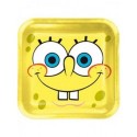 PLATOS CUADRADOS BOB ESPONJA