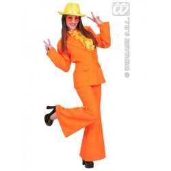 TRAJE NARANJA MUJER