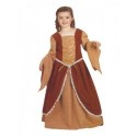 DISFRAZ DE DAMA MEDIEVAL MARRON